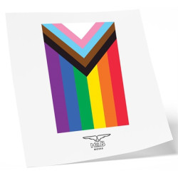 Mr B - Mister B Tatouage éphémère PRIDE FLAG 10 x 10cm